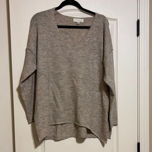 Pinch Heathered Gray V-Neck Sweater
